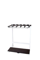 MarshMellow Foam Surf Rack shown over a white background. The Surf Board Rack is flat white in color.