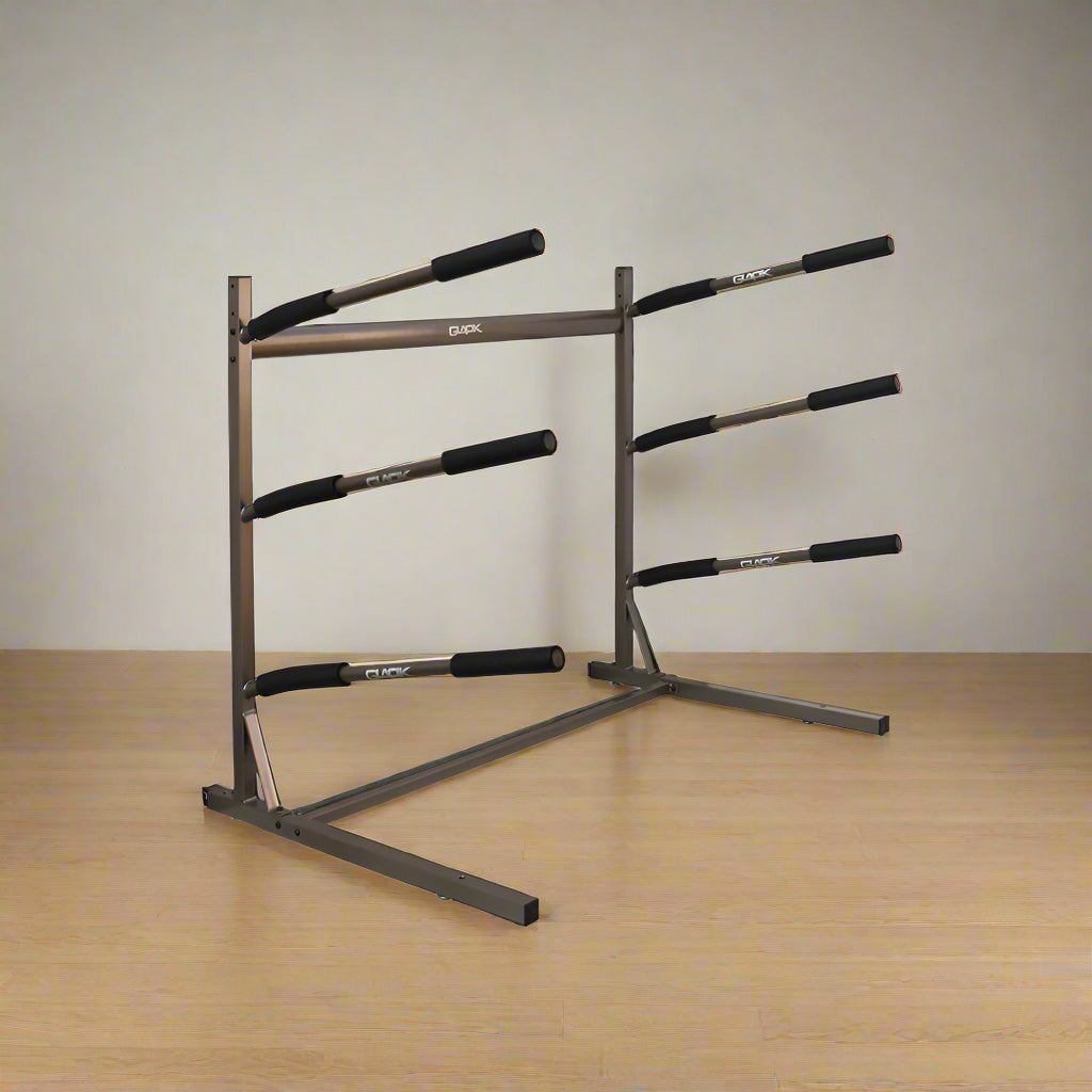 Freestanding 3-Board SUP & Surfboard Rack – Rugged Steel Stand