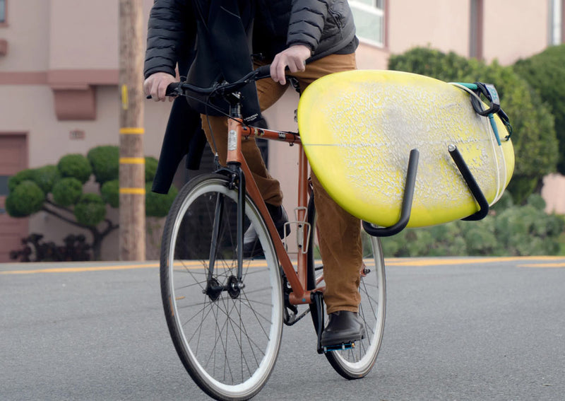 fixed gear bike basket Surfboard Bike Rack