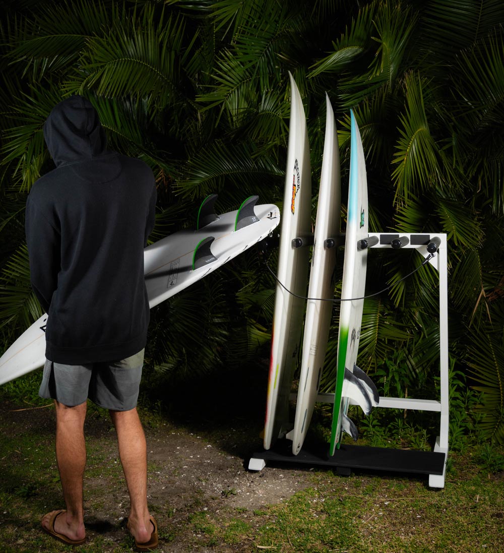 MarshMellow Grass Surf Rack Holds to Boards up to 10'
