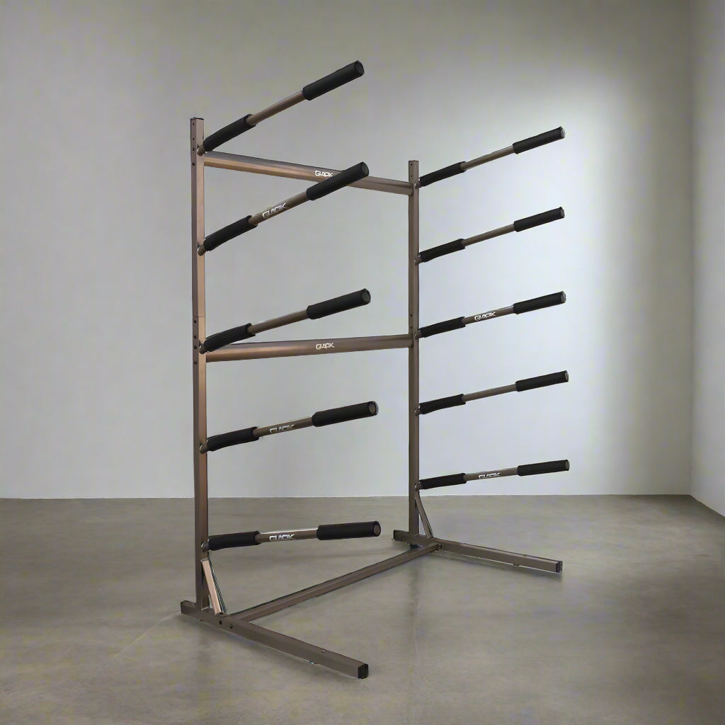 Freestanding 5-Board SUP & Surfboard Rack | Durable Steel Stand