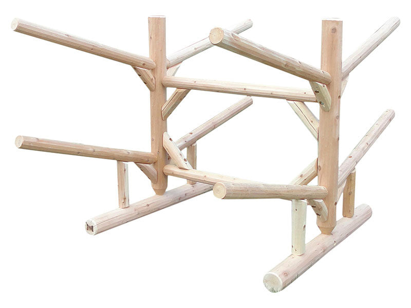 8 Sup and Kayak Storage Rack | Freestanding Log Rack