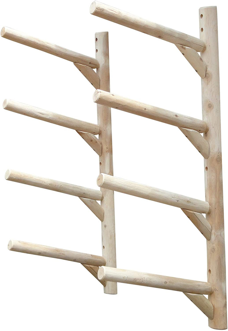 Kayak Rack Four 4 Level SUP or Kayak Wall Mountable Rack | 4 Watercraft