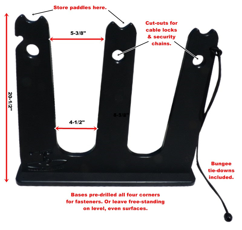 Horizontal SUP & Surfboard Rack for Docks and Piers