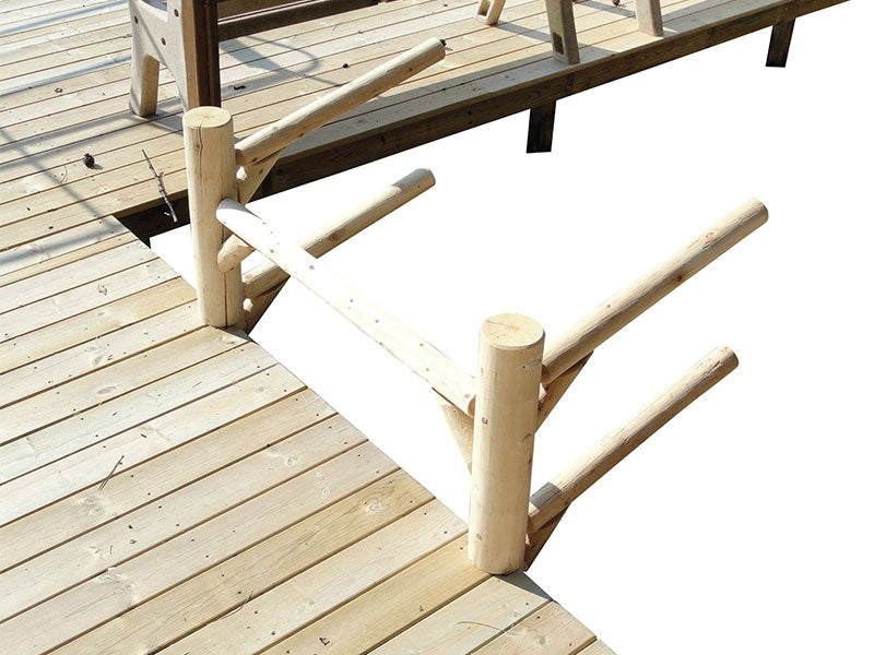 SUP & Kayak Dock Rack | Dockside Log Rack